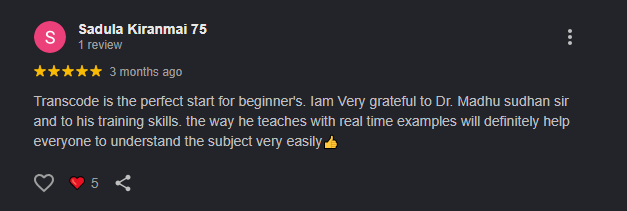 Review by Sadula Kiranmai 75